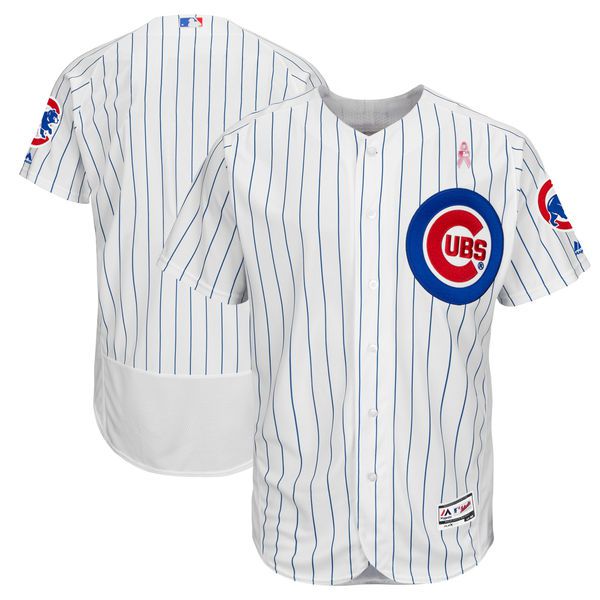 Men Chicago Cubs Blank White Mothers Edition MLB Jerseys->pittsburgh pirates->MLB Jersey